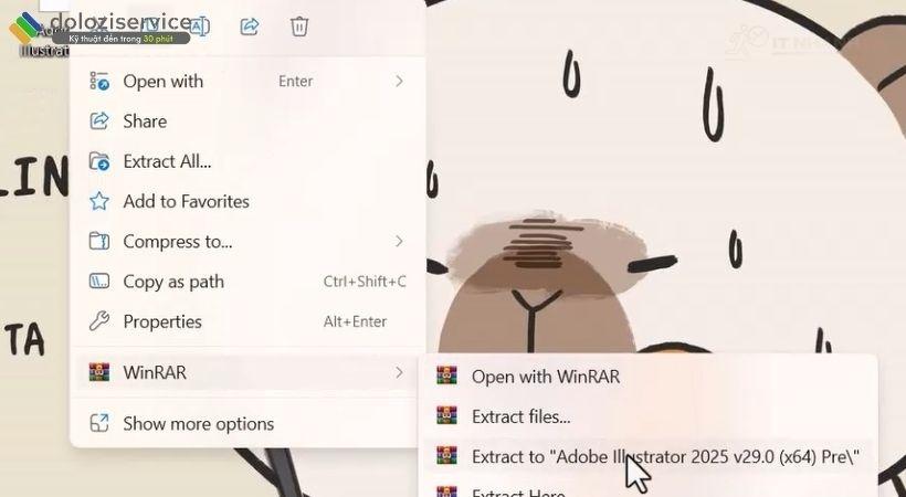 Giải nén file Illustrator 2025 Giải nén file tải Adobe Illustrator 2025 - Bước khởi đầu quan trọng