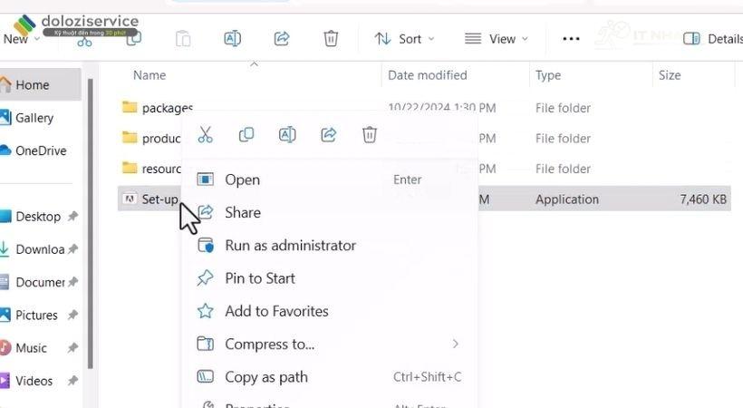 Chạy file setup Adobe Encoder 2025