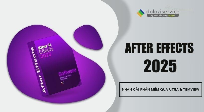 Giao diện làm việc After Effects 2025 After Effects 2025 - Sức mạnh đồ họa chuyển động