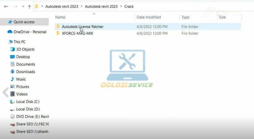 Kích hoạt Revit 2023 Mở file kích hoạt Autodesk Revit 2023