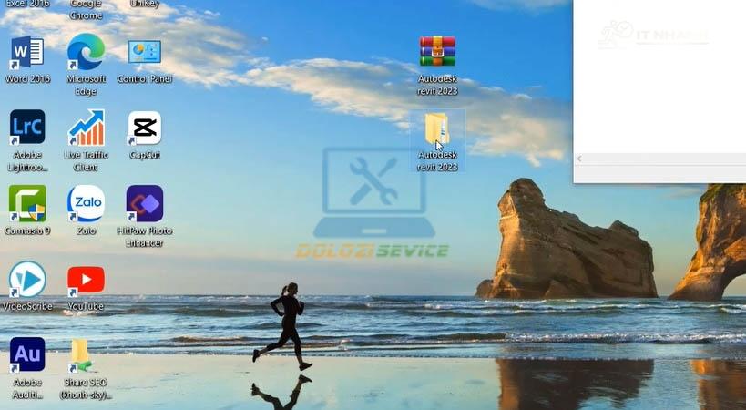 Mở file Revit 2023 Mở file giải nén Autodesk Revit 2023