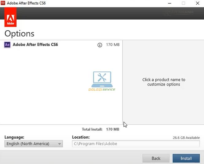 Chọn Install Chọn Install
