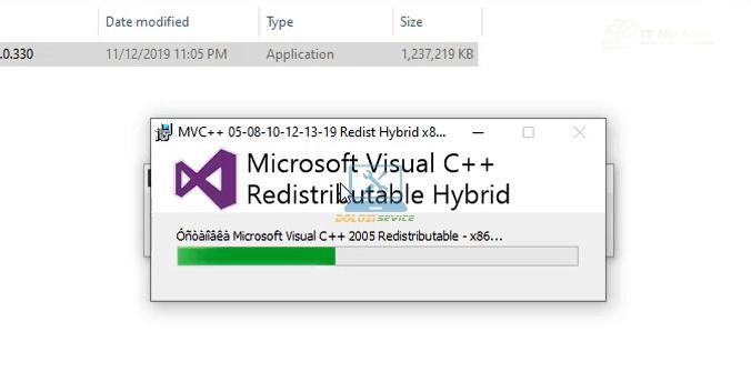 Visual C++ đang được cài đặt Visual C++ đang được cài đặt