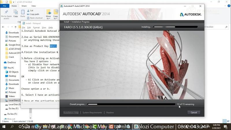 đợi cài đặt autocad 2014 đợi cài đặt autocad 2014
