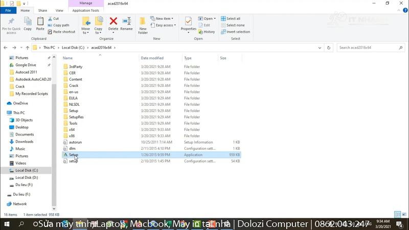 Chạy File Setup Autocad 2016 Full Crack Chạy File Setup Autocad 2016 Full Crack
