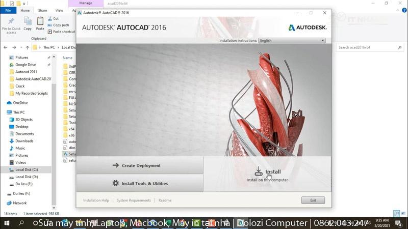 Bắt đầu Install Autocad 2016 Full Crack Bắt đầu Install Autocad 2016 Full Crack