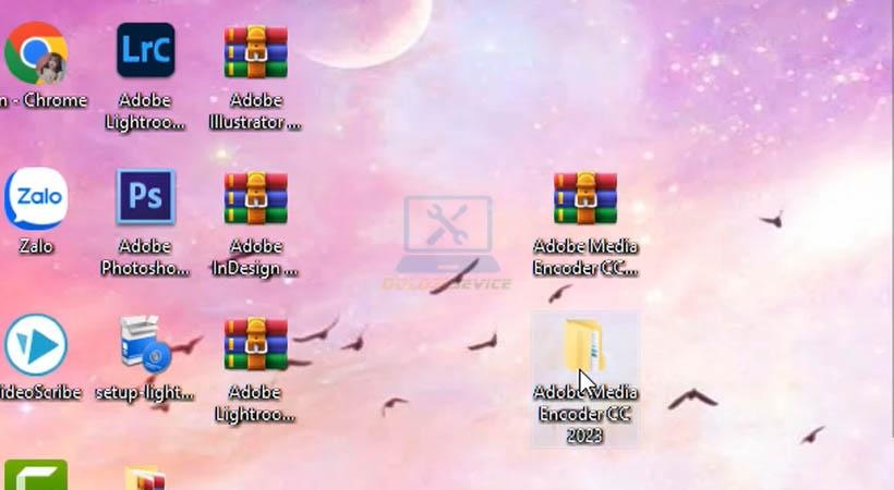 Mở file giải nén Adobe Media Encoder 2023