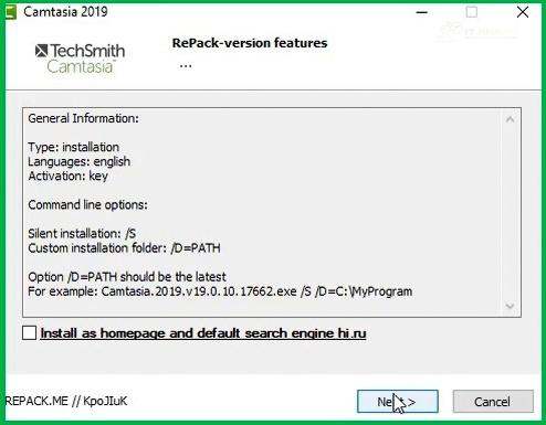 Hướng dẫn cài đặt phần mềm Camtasia 2019