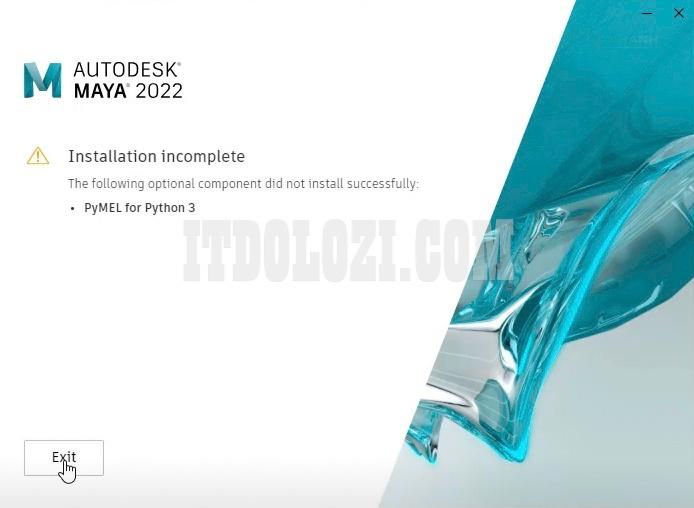 Cài đặt thành công Autodesk Maya 2022 Cài đặt thành công Autodesk Maya 2022