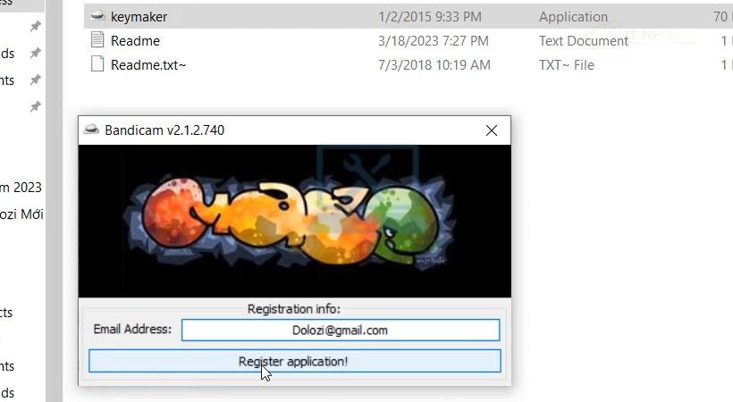 Nhập email và chọn Register Nhập email và chọn Register