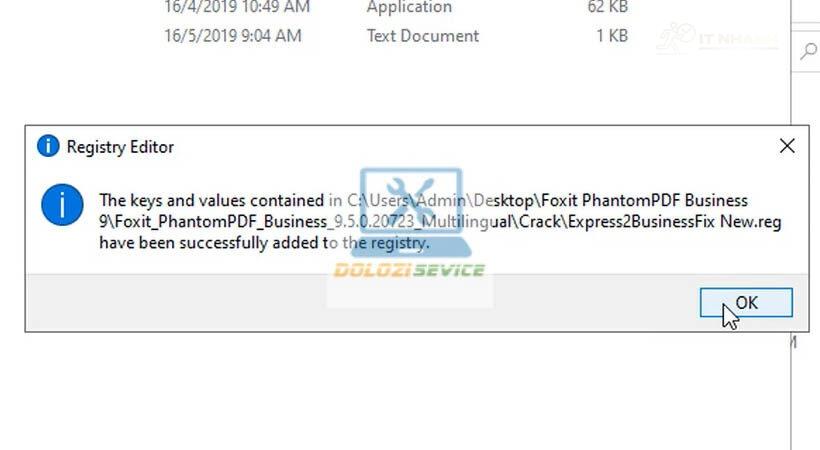 Activate thành công Foxit PhantomPDF Business 9