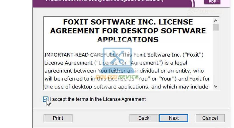 Tiếp tục chọn Next Foxit PhantomPDF Business 9