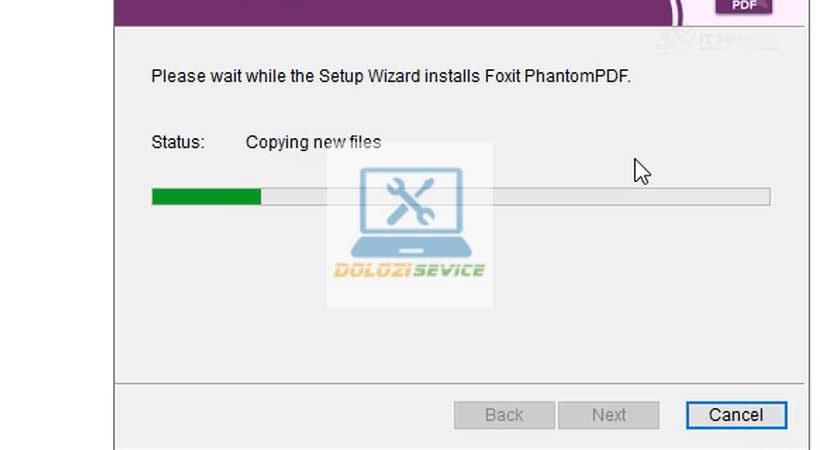 Chờ cài đặt Foxit PhantomPDF Business 9