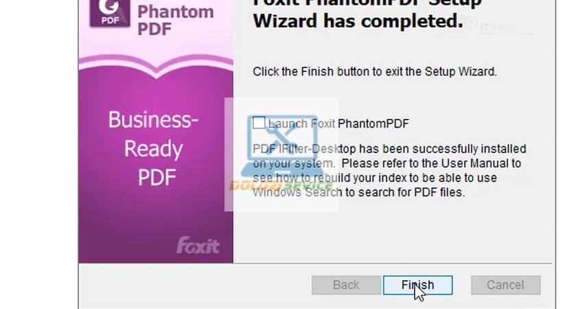 Cài đặt thành công Foxit PhantomPDF Business 9