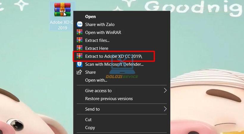 Giải nén Adobe XD 2019 Giải nén phần mềm Adobe XD