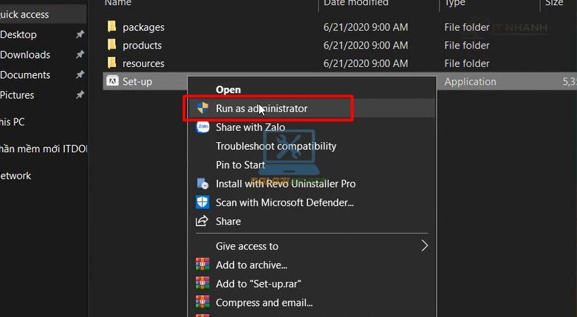 Chạy file Setup Adobe XD 2019 Cho chạy file Setup Adobe XD 2019