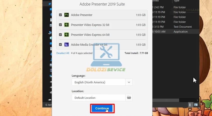 Chọn Install Adobe Presenter 2019 Chọn Install Adobe Presenter 2019
