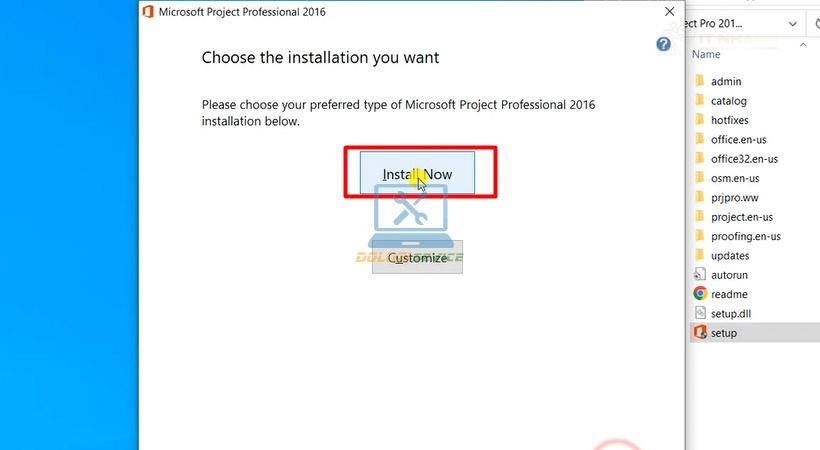 Nhấn Install Now Nhấn Install Now