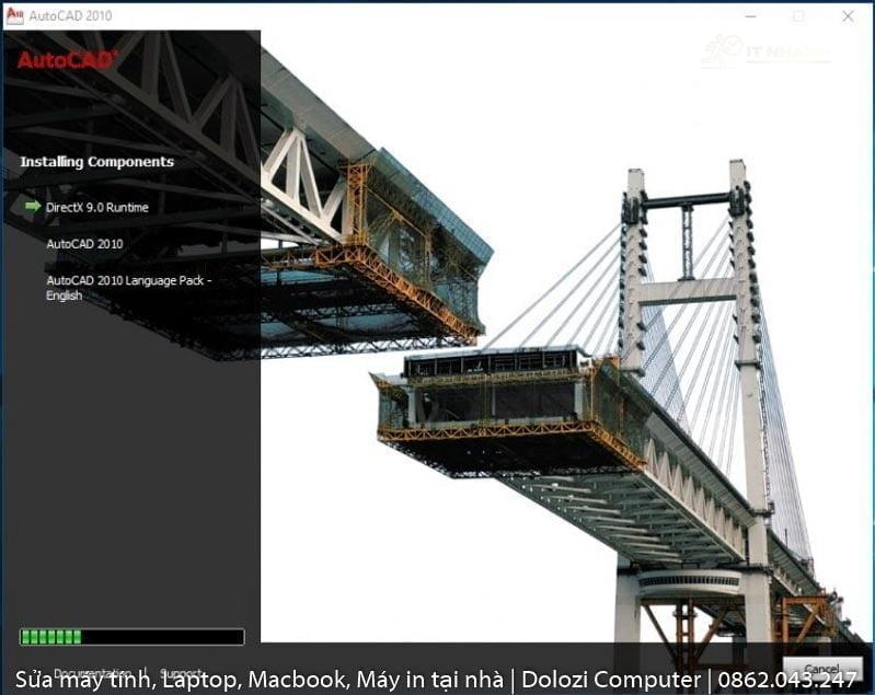 Đợi quá trình cài Autocad 2010 full crack hoàn tất đợi quá trình cài autocad 2010 full crack hoàn tất