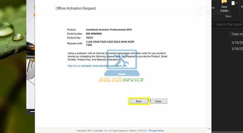 Chọn Back để quay lại một bước Chọn Back để quay lại một bước