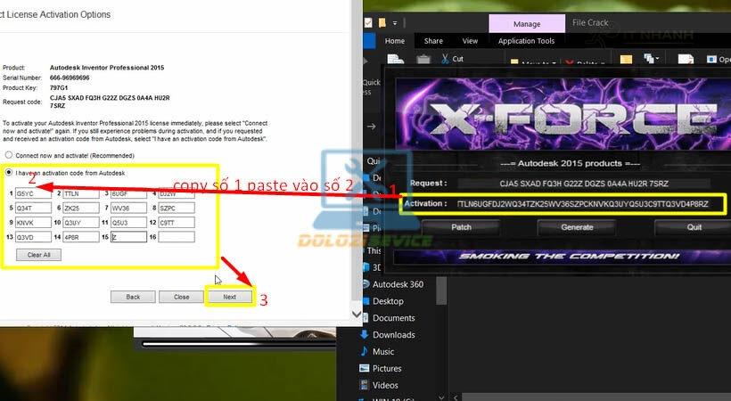 Chọn theo hướng dẫn để hoàn tất kích hoạt Inventor 2015 Chọn theo hướng dẫn để hoàn tất kích hoạt Inventor 2015