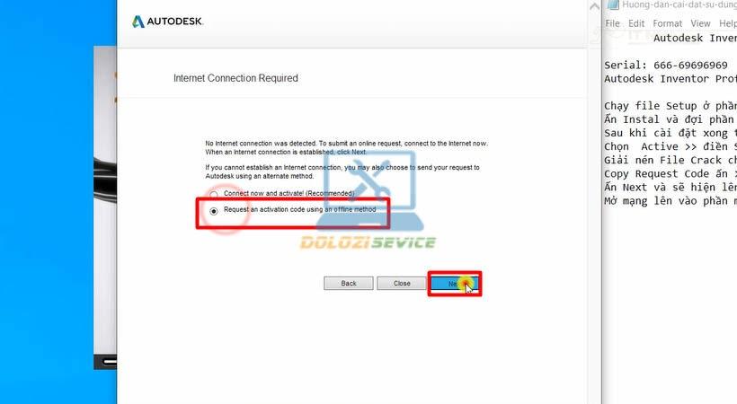 Chọn tùy chọn kích hoạt bản quyền