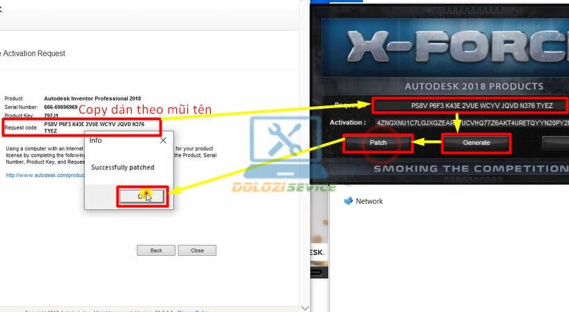 Chọn theo hướng dẫn để kích hoạt Inventor 2018