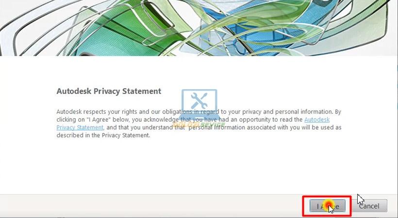 Nhấn I Agree để tiếp tục