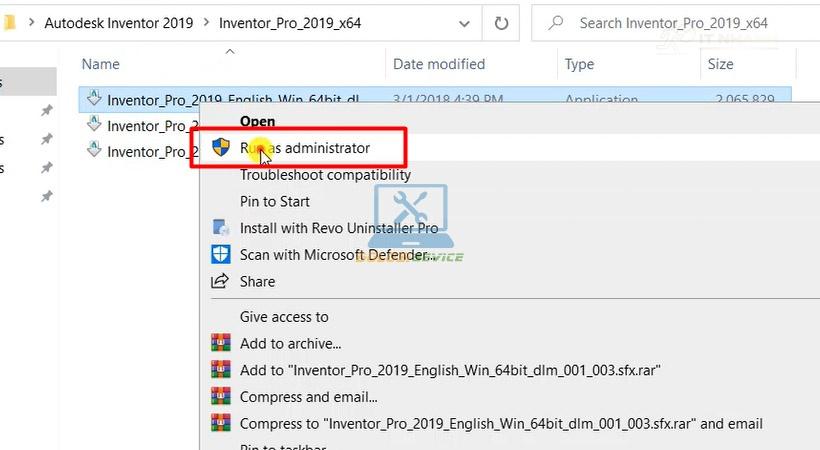 Khởi chạy file Setup 64 bit