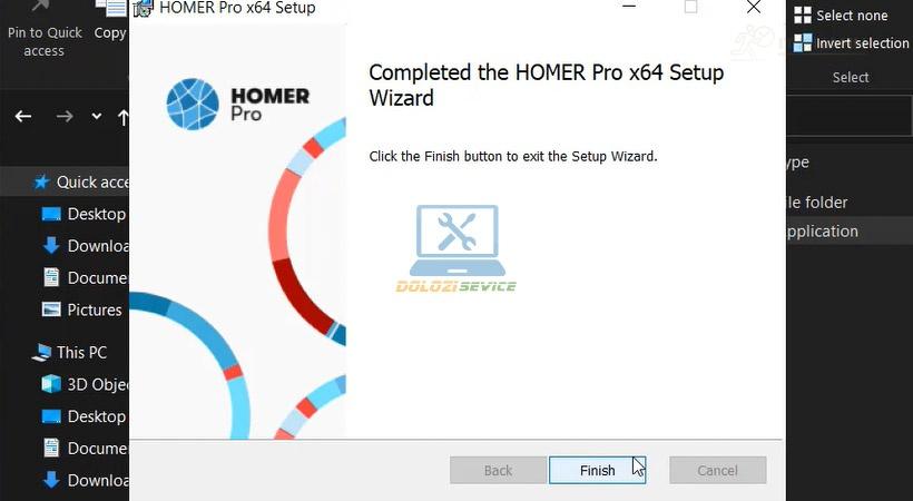 Nhấn Finish Homer Pro 3 Nhấn Finish Homer Pro 3 tại IT Nhanh